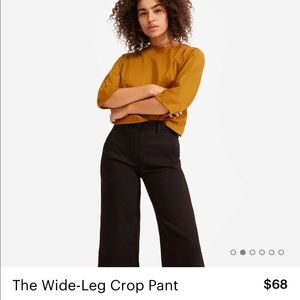 Everlane Wid Leg Crop Pant